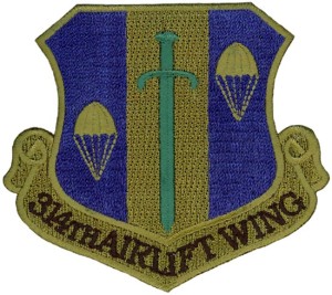 314th AIRLIFT WING SUBDUED Flightline Insignia