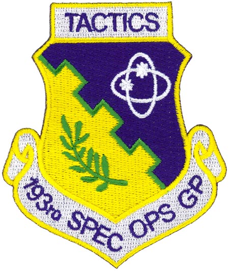 193rd Special Operations Group Tactics Flightline Insignia