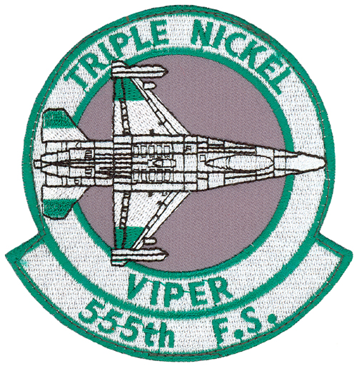 555Th Squadron Triple Nickel Patch