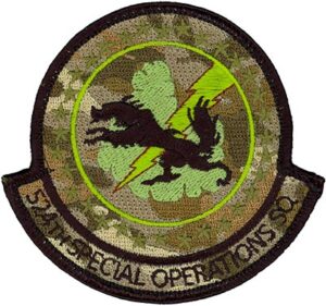 524th SPECIAL OPERATIONS SQUADRON SUBDUED CAMO Flightline Insignia