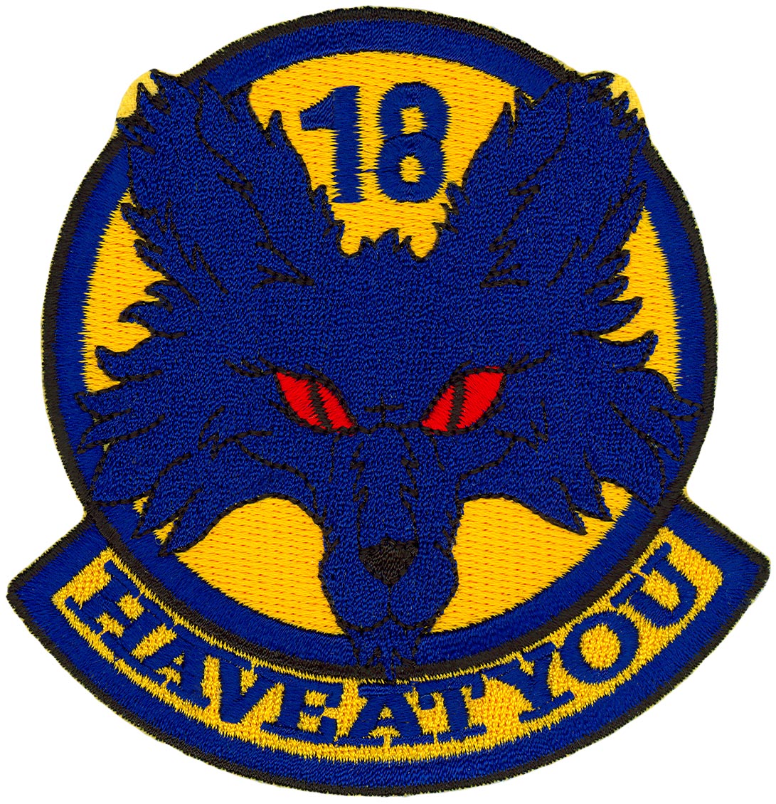 18th Fighter Squadron Have At You Flightline Insignia
