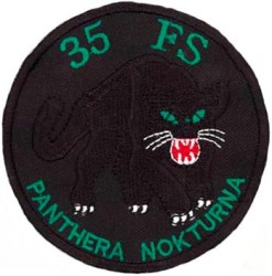 35th FIGHTER SQUADRON – PANTHERA NOKTURNA | Flightline Insignia