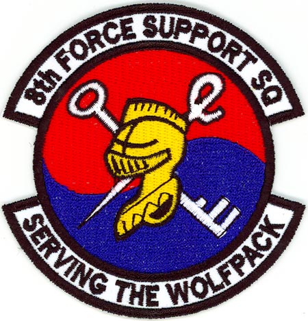 USAF 8th MISSION SUPPORT GROUP PATCH