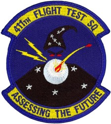 USAF 411th FLIGHT TEST SQUADRON - WIZARD RAPTOR TESTER - PATCH - Foto 7