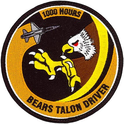 90th FLYING TRAINING SQUADRON – BEARS TALON DRIVER – 1000 HOURS ...