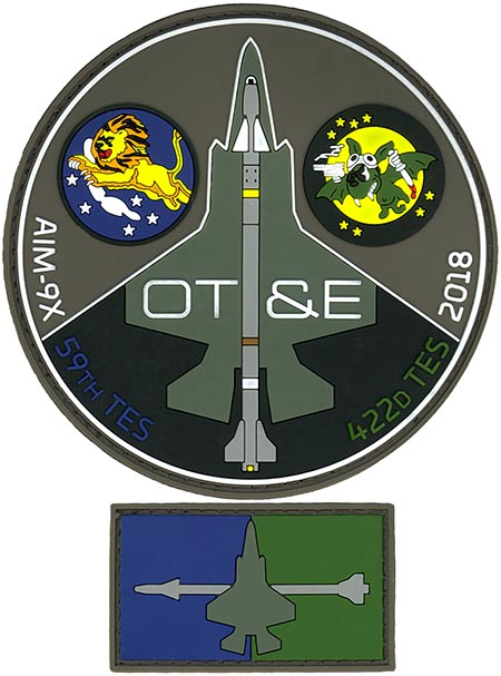 USAF 59th TEST & EVALUATION SQUADRON PATCH