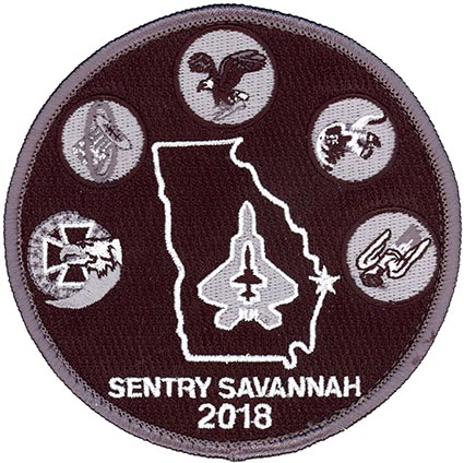 Joint Base Langley-Eustis USAF 149TH FIGHTER SQ PATCH SENTRY SAVANNAH 2018 