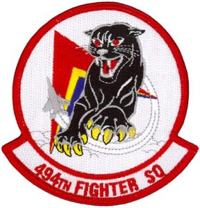 494th FIGHTER SQUADRON Flightline Insignia