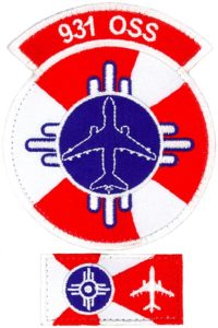 931st OPERATIONS SUPPORT SQUADRON + POCKET TAB | Flightline Insignia