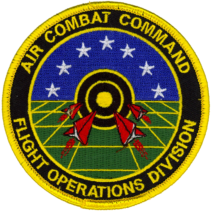 AFX-1-PS USAF ACC U.S AIR FORCE AIR COMBAT COMMAND PATCH 