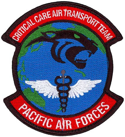 Details about   USAF PACAF CRITICAL CARE AIR TRANSPORT TEAM PATCH 