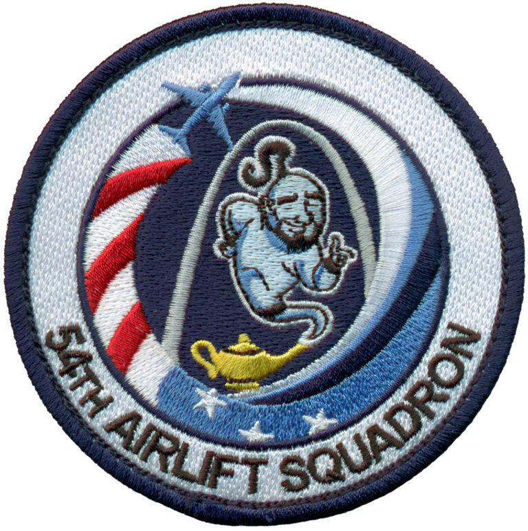 54th AIRLIFT SQUADRON Flightline Insignia