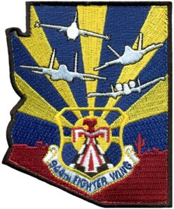 944th FIGHTER WING AIRCRAFT Flightline Insignia