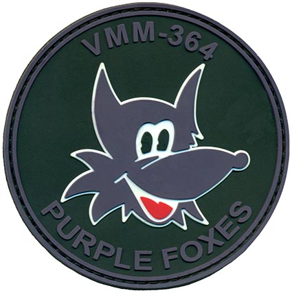 Marine Medium Tiltrotor Squadron 364 PURPLE FOXES 1012 A 