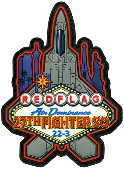 27th FIGHTER SQUADRON – RED FLAG 2022-3 | Flightline Insignia