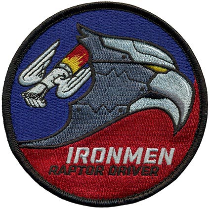 71st FIGHTER SQUADRON – F-22 IRONMEN RAPTOR DRIVER | Flightline Insignia