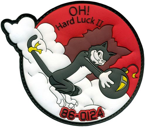 7th BOMB WING – B-1B 86-0124 HARD LUCK II | Flightline Insignia