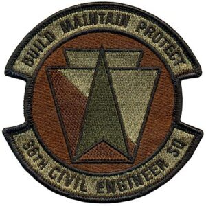 36th CIVIL ENGINEER SQUADRON – OCP -LARGE | Flightline Insignia